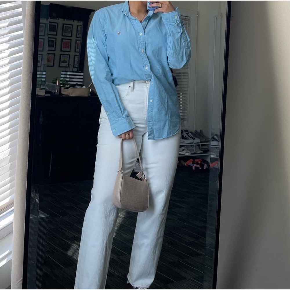 Abercrombie Curve Love Ultra High Rise 90s Straight Jean